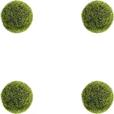 Produktbild von Künstliche Topiary-Ball Set 2 Stück 52 cm – Hängende Buchsbaumkugeln – Kunstpflanze Grün