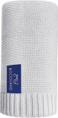 Obrázek produktu pro Bambusovo-bavlněná deka Paris 80x100 cm šedá / Bocioland