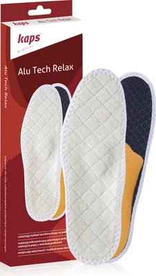 Produktbild von Profilierte Einlegesohlen für Winterstiefel mit Aktivkohle - Kaps Alu Tech Relax - Größe 39 EUR