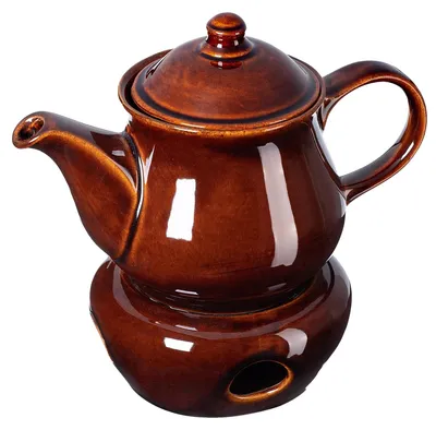 Obrázek produktu pro Kotlík, kamenina, ručně vyráběný design, hnědý