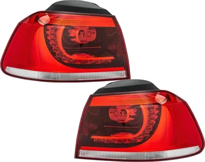 Image de Jeu de feux arrière gauche et droit 12 V LED WY21W HELLA pour VW GOLF, entre autres