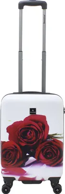 Produktbild von Saxoline Koffer Roses mit praktischem Zahlenschloss weiss-rot One Size
