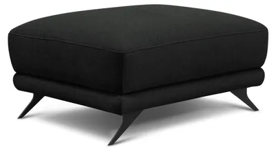 Produktbild von Stilvoller Hocker ZARIN - schwarz 1