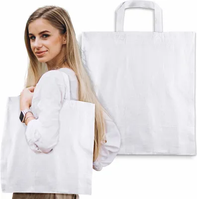 Produktbild von Baumwolltasche Bio 38×42 cm – Wiederverwendbare, langlebige Einkaufstasche für Stadt & Alltag