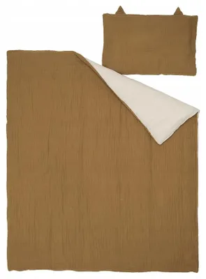 Produktbild von IKEA GULDVÄVARE Kinderbettwäsche-Set mit Spannbettlaken