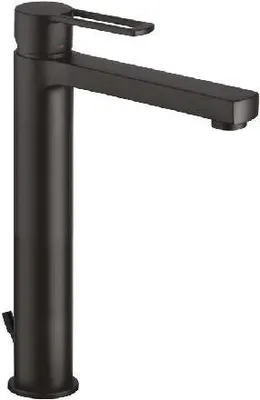 Produktbild von Paffoni Ringo - Waschtischarmatur mit Ablaufgarnitur 1 1/4 Schwarz matt RIN085NO
