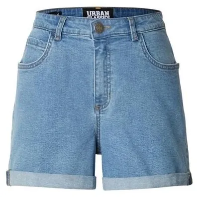 Produktbild von Urban Classics Short Damen Ladies High Waist Denim Shorts hellblau 32