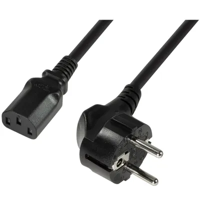 Produktbild von LogiLink Netzkabel Schuko-Stecker/C13-Stecker 1,8m