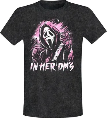 Produktbild von Scream (Film) T-Shirt Herren Ghostface - In Her Dm's schwarz S