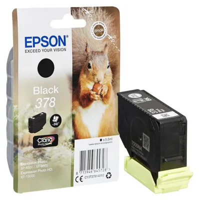 Obrázok produktu pre Tlačová kazeta Epson 378 (C13T37814010) čierna