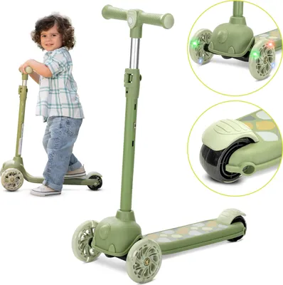 Obrázek produktu pro Lorelli JETSTER tříkolová koloběžka od 3 let – LEDPolyuretankolečka, ABEC-9, řídítka 66–76 cm (3 polohy), skládací, do 20 kg