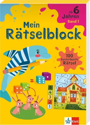 Produktbild von Klett Mein Rätselblock ab 6 Jahren Band 1