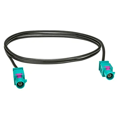Produktbild von Fakra Antennen-Verlängerung 1m 100cm Fakra Stecker (M) auf Fakra Stecker (M) Kabel RG174 Typ Z codiert