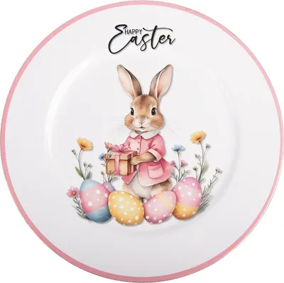 Immagine prodotto di Clayre & Eef Sottopiatto Ø 33 cm Bianco Plastica