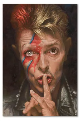 Immagine prodotto di Poster di David Bowie, caricatura di Sebastian Krüger, 61 x 91,5 cm