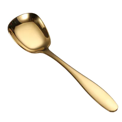 Produktbild von Servieren von Löffel Spowasher Safer rostresistenter Edelstahl großes Buffet für das Restaurant für das Restaurant-Golden