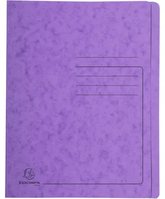 Produktbild von Exacompta 25x Schnellhefter aus Colorspan 355g/m2, A4 - Violett - 39998E