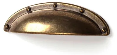 Zdjęcie produktu dla Uchwyt Rei 2004 Gold Shell Metal 64 mm 4 sztuki Zużyte (9,2 x 2,5 x 2 cm)