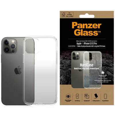 Image de Panzerglass Clearcase Antibactérien avec  Militaire pour Iphone 12 / 12 Pro - Clair