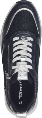 Produktbild von Tamaris Damen Sneaker mehrfarbig Reißverschluss 1-23732-41, Größe:39 EU, Farbe:Blau