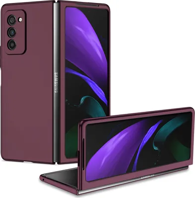Immagine prodotto di Custodia Samsung Z Fold2 5G, Custodia rigida in PC antigraffio per Samsung Galaxy Z Fold 2 5G Bordeaux