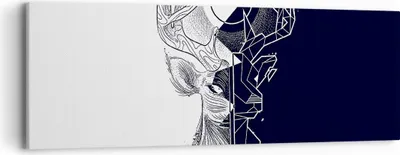 Produktbild von Bild auf Leinwand - Leinwandbild - Abstraktion modern - 90x30cm - Wand Bild - Wanddeko - Wandbilder - Leinwanddruck - Bilder - Kunstdruck - Wanddekoration - Leinwand bilder - Wandkunst - AB90x30-4059