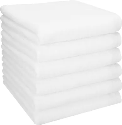 Produktbild von Betz BERLIN 6er Pack Handtücher Set Handtuch Größe 50x100 cm 100% Baumwolle Farbe - weiß - BERLIN