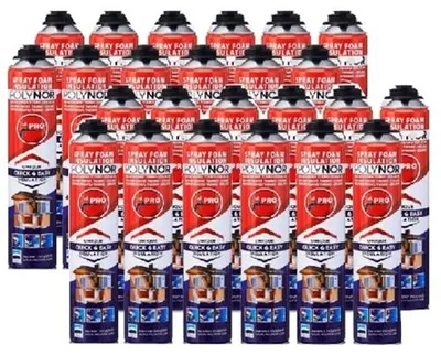 Obrázek produktu pro POLYNOR – Stříkaná polyuretanová izolace (PUR). Izolace podkroví garáže. Balení 24 kusů