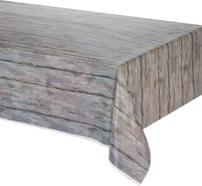 Image de Nappe bois-imprimé 137x274cm - taille unique