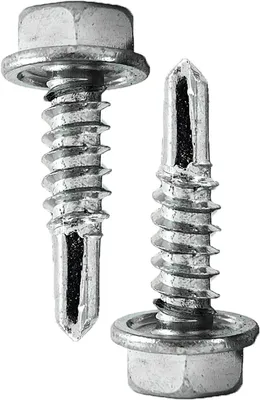 Produktbild von Selbstbohrende Schrauben Edelstahl Sechskant Selbstschneidende Schrauben 410 100 Stück）