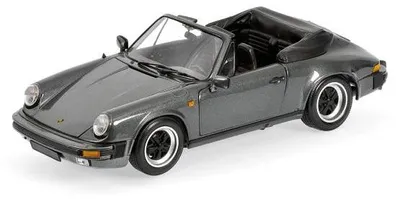 Produktbild von Minichamps 1:18 PORSCHE 911 CARRERA CABRIOLET - 1983 - GREY METALLIC