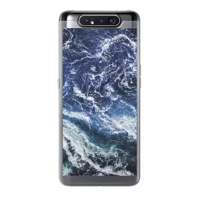 Produktbild von MuchoWow® Handyhülle Schutzhülle Hülle für Samsung Galaxy A80 Naturstein - Meer - Marmor Silikon Softcase Handy Hülle - Schutzdeckel
