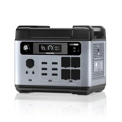 Produktbild von OUKITEL P2001 Pro Powerstation 3200W / 2048Wh – tragbarer Stromspeicher mit LiFePO4-Akku, 1000W Solar-Eingang & App (USt-befreit nach §12 Abs.3 UStG)
