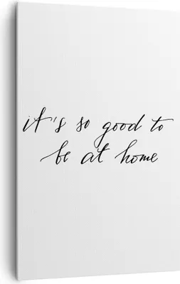 Produktbild von Bild auf Leinwand - Leinwandbild - Einteilig - Motto Glück Haus - 80x120cm - Wand Bild - Wanddeko - Wandbilder - Leinwanddruck - Wanddekoration - Leinwand bilder - Wandbild - PA80x120-4386
