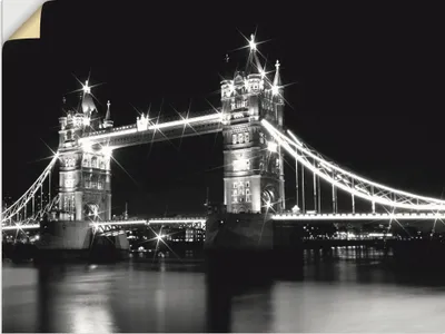 Produktbild von ARTland Wandbild, selbstklebend Tower Bridge London Größe: 60x45 cm