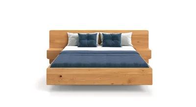 Produktbild von Massivholzbett Wide-Holzbett 200x200 cm, Massivholz, Skandinavisch