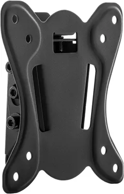 Imagen del producto de Soporte de pared para TV y monitor de 13 a 27 pulgadas (33-69 cm) - Soporta hasta 25 kg y con compatibilidad VESA máxima de 100x100 mm - Inclinable - Distancia de la pared de solo 36 mm - Fijación para TV y monitor