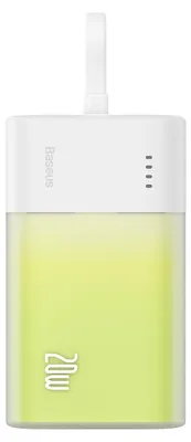 Obrázok produktu pre Baseus Popsicle, 5200 mAh, Lítium polymér (lipo), 20 W, Biela, Zelená