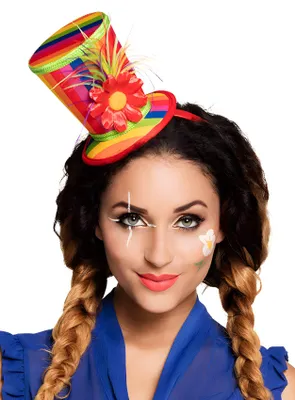 Produktbild von Clownshut Haarreif Fasching Karnevalskostüm Damen