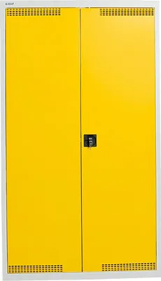 Image de Stumpf Armoire d'environnement BP-4 gris clair / jaune de sécurité + 4 bacs de rétention traversants - 7598062