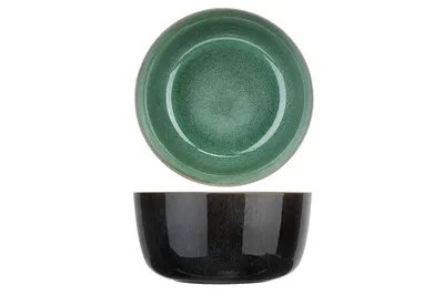 Image de Saladier Cosy & Trendy - en porcelaine - Lerida - ø 23 cm - Vert