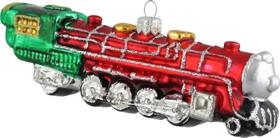 Produktbild von Glaslokomotive rot