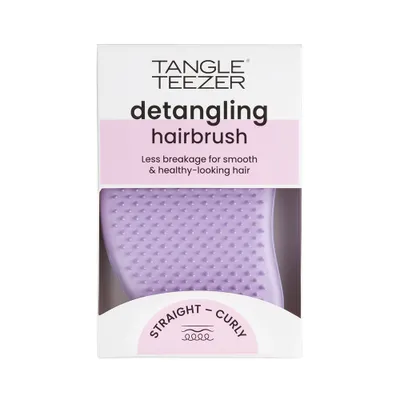 The image shows the packaging of a Tangle Teezer detangling hairbrush.