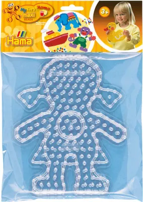 Produktbild von Hama Beads 8254, Bastelset für Kinder, 3 Jahr(e), PVC, Transparent, 2 Stück(e)