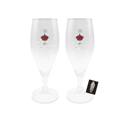 Produktbild von Carlsberg 2er Set Bierglas 0,3L Bierglas Glas Gläser Set - 2x Biergläser