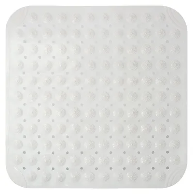 Obrázok produktu pre Protisklzová podložka pod sprchu s prísavkami, bez BPA, rozmer 48 x 48 cm, vyrobená z PVC