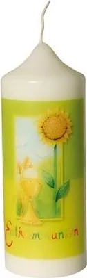 Produktbild von Motivkerze 'Erstkommunion - Sonnenblume'