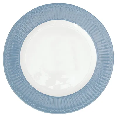 Produktbild von Greengate Teller ALICE Blau 26,5 cm Essteller Everyday Geschirr SKY BLUE
