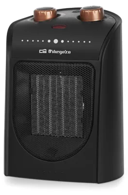 Produktbild von Orbegozo CR 5038, Elektrischer Raumheizlüfter, Keramik, Drinnen, Tisch/Bank, Flur, Tisch, Schwarz, Drehregler