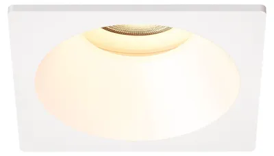 Image de Ledvion spot encastrable LED blanc chaud carre blanc douille GU10 3W